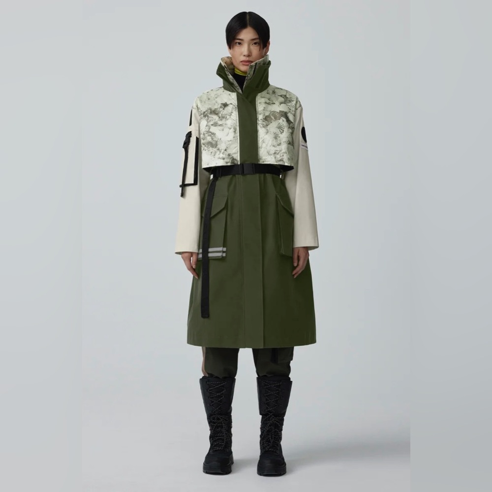 CANADA GOOSE X FENG CHEN WANG CARNABY TRENCH COAT WOMENS